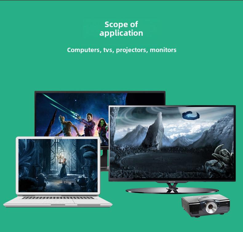 Bidirektionales Mini-DP-zu-DP-1.4-Kabel, 4K@144Hz DisplayPort