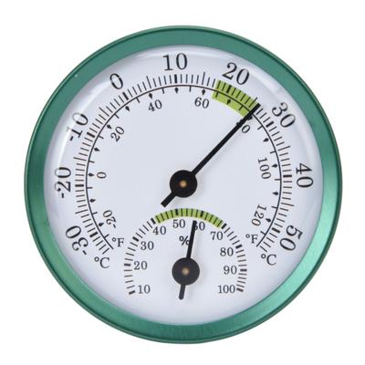 Temperatur-Feuchtigkeitsmesser Mini Wandhängend Dünnes Transparentes Zifferblatt Großer Bildschirm Temperatur-Feuchtigkeitstester