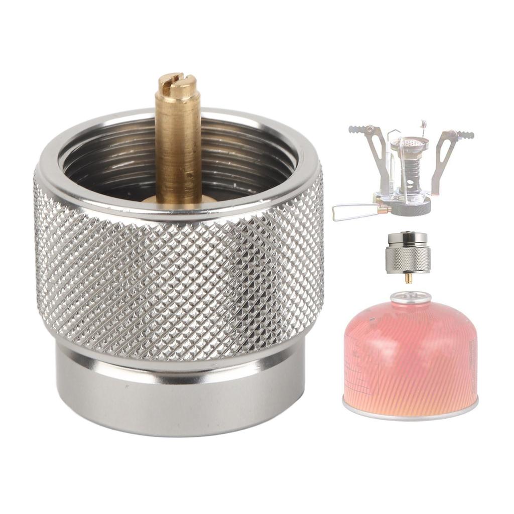 2Pcs Cassette Gas Tank Converter Connector Cylinder Adapter for Outdoor Camping Picnic