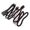 LED Light Bar Wiring Harness Kit 40A 2 Plugs 9006 Fog Light Wiring Harness Relay Kit for Vehicles