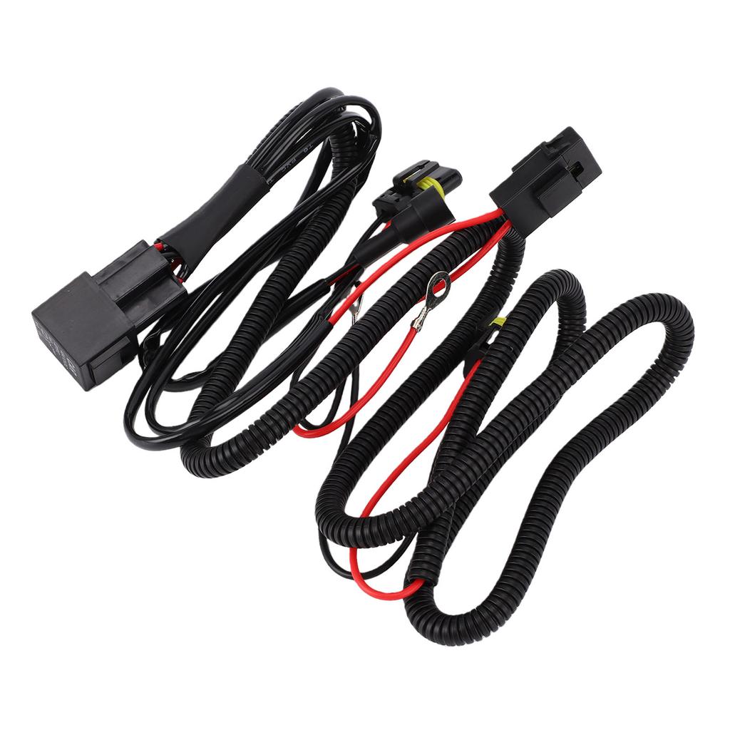 LED Light Bar Wiring Harness Kit 40A 2 Plugs 9006 Fog Light Wiring Harness Relay Kit for Vehicles