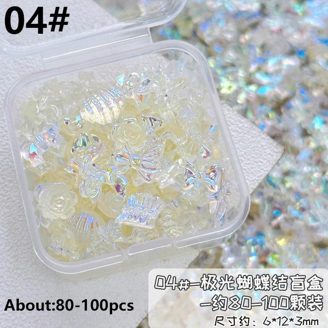 French Ribbons Colorful Resin Cute Bowknot Charm Leopard Print Bow Tie Nail Art Decorations Manicure Tools Accessories Wholesale