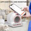 Tonepie Smart Cat Litter Box Automatic Self Cleaning Wifi App Control Pet Toilet Litter Tray Ionic Deodorizer 65L Multilanguage