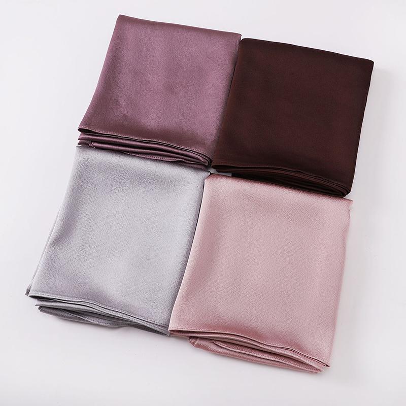 Spring Muslim Modal Chiffon Jersey Hijab for Women Plain Soft Shawls Scarves Big Size Headscarf Islamic Turban Headband Abaya