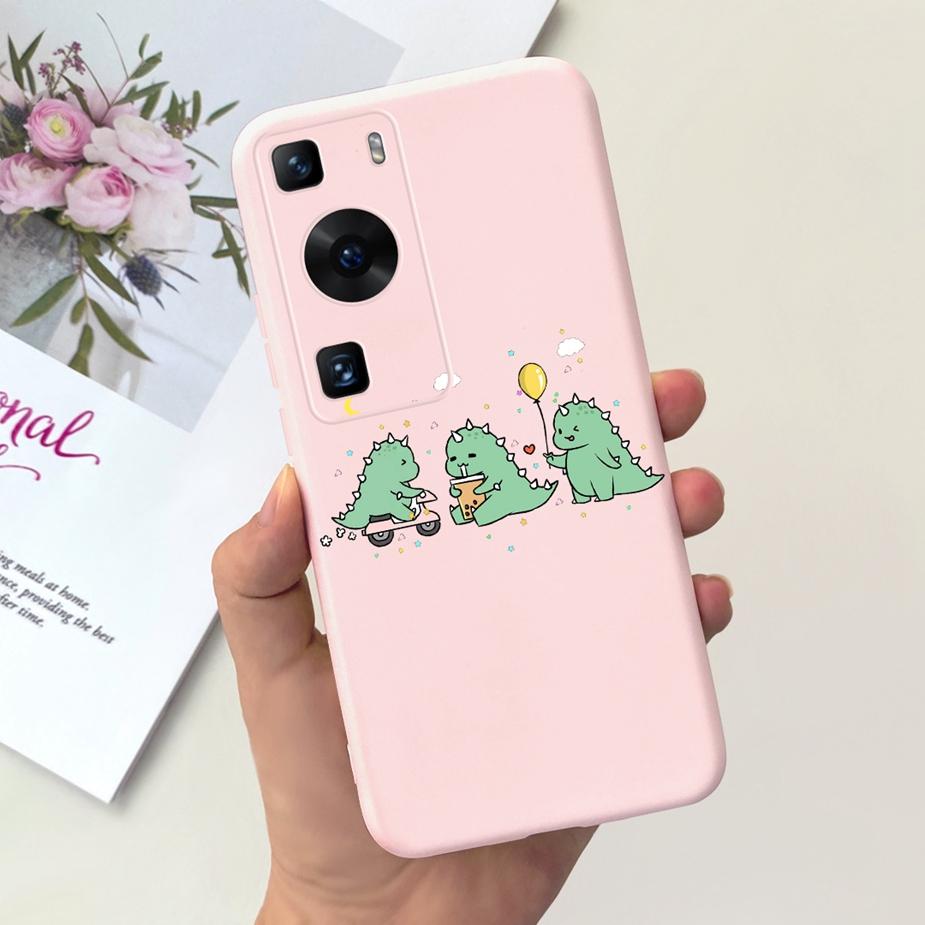 For Huawei P60 Pro Case LNA-AL00 Lovely Cartoon Cover Soft Silicone Phone Cases For Huawei P60 Art P 60 Pro P60Pro Fundas Bumper