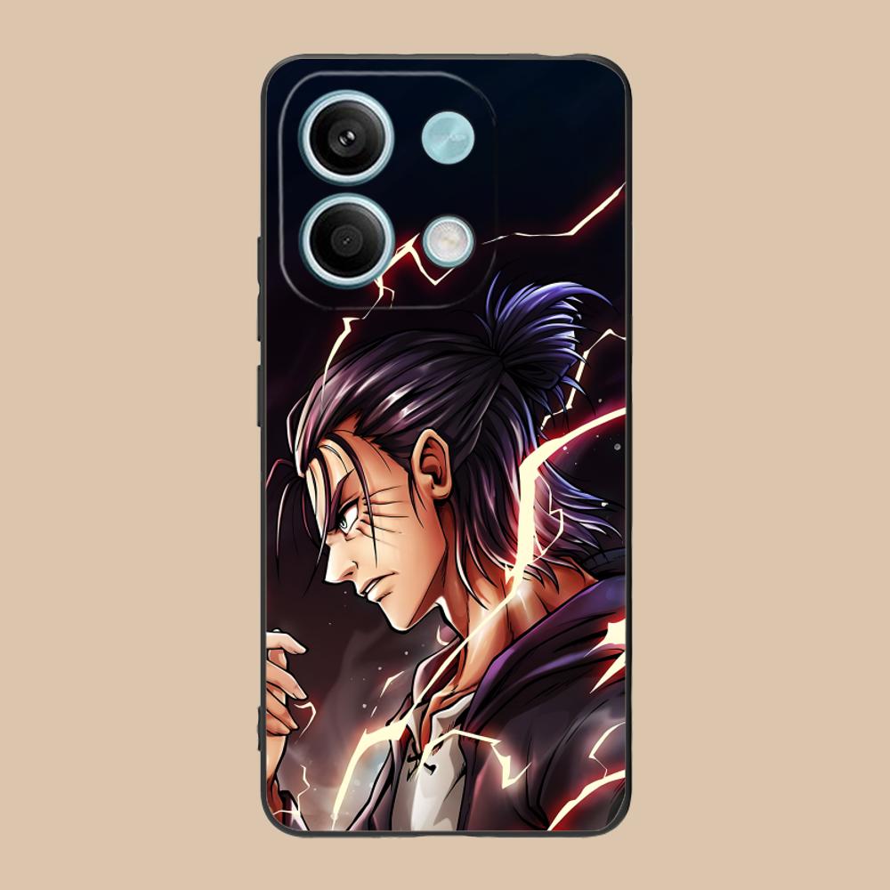 AOT Eren Yeager Matte TPU Mobile Phone Case for Xiaomi 15 14 13 12 Mi 11 T Ultra Lite Pro S X 5G Colorful Printing Cover