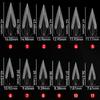 120pcs Mini 3d Cat Claw Dual Nail Form For Extension Of 3D Eagle Claw Reusable Full Cover Molds Halloween Nail Design