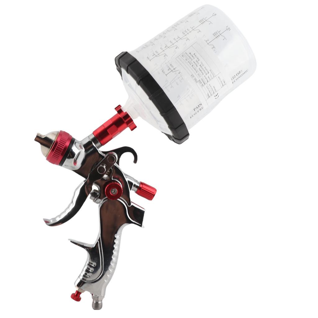 Pistola de Pintura Automotiva HVLP com Bicos de 1,4 mm 1,7 mm 2,0 mm Kit Tocha Pistola de Pintura Automotiva por Gravidade Entrada de Ar G1/4