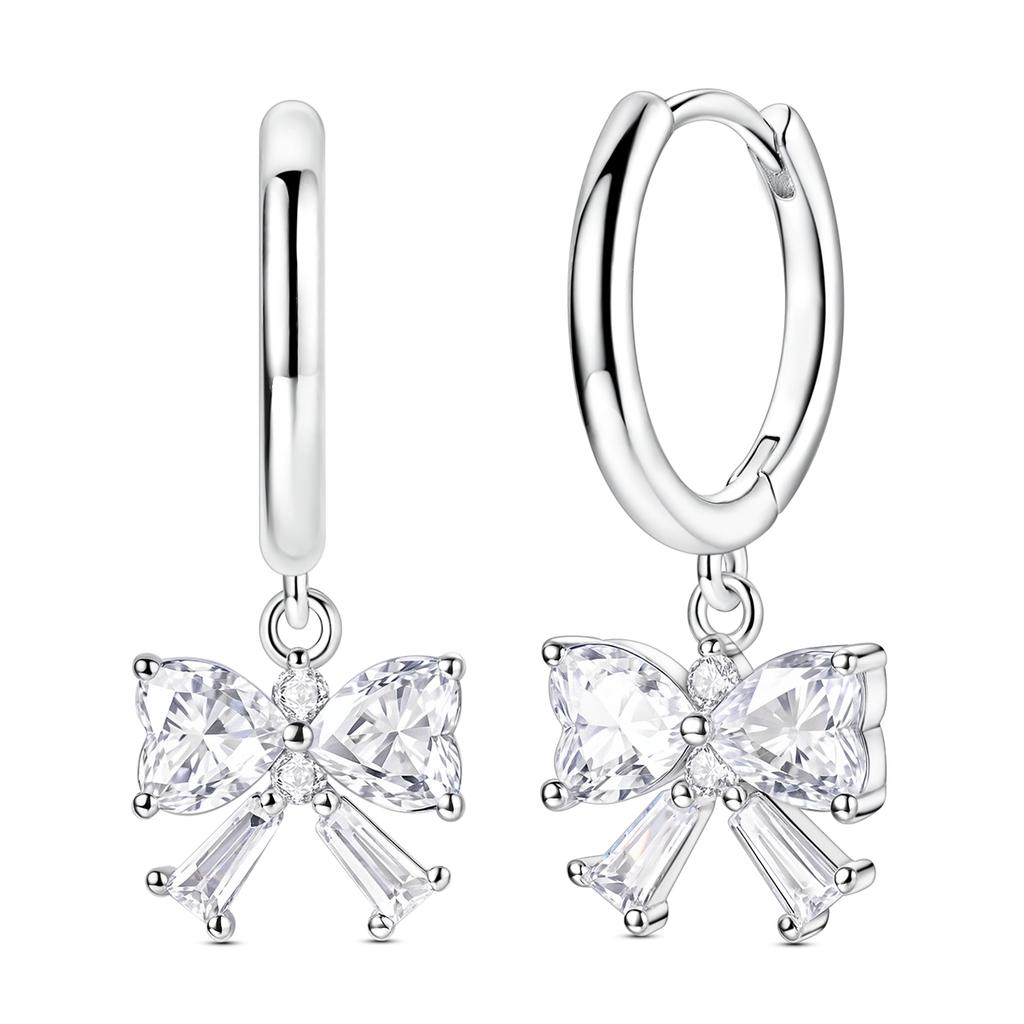 Butterfly Copper Hoop Earring For Woman Eardrop Original Earring Fine Jewelry Gift