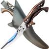 Multi-Functional Kitchen Scissors for Chicken, Fish, and BBQ with Rebound Action