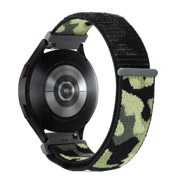 20mm 22mm Nylon Strap For Garmin Forerunner 55 165 265 255 Replacement wristband for Gramin Active 5/Vivomove Trend/Vivoactive 5