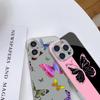 N143 Butterfly Art Phone Case for iPhone 16 15 Pro Max Samsung S24 S23 Ultra A54 A35 A52 Xiaomi Redmi Note 13 12 Pro Plated Frame Tempered Glass Cover