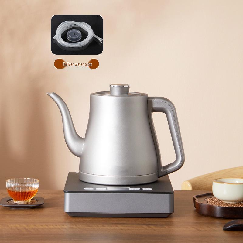 Automatic Pure Titanium Tea Kettle - Stainless Steel Electric Gongfu Set with Water Filling and Boiling Function