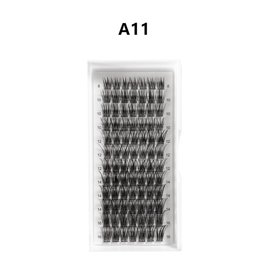 Natural Soft Self-Grafting Single-Cluster Segmented False Eyelashes Diy Eyelashes