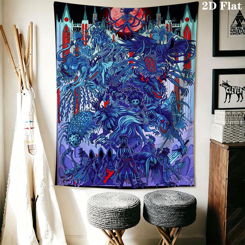 Game Wall Hanging Printed Fabric Blanket Decorative Tapestries for Bedroom Living Room Home Decor