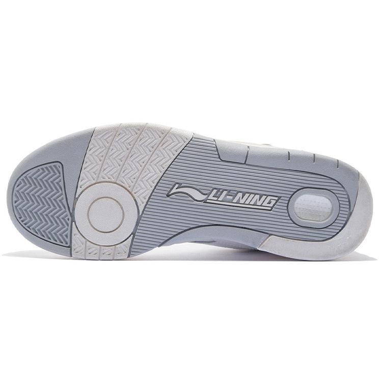 Li Ning 937 Deluxe Hi Synthetikleder Abriebfest, Leicht und Atmungsaktiv High-Top Skateboard-Schuhe AZGS044-1