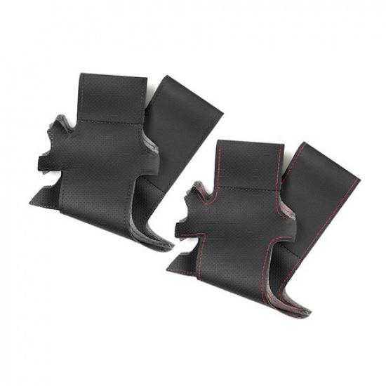 Car Steering Wheel Sewing Leather Cover Trim For Land Rover Range Rover 03-12