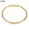 0.3-1mm Brass Round Wire Brass Brass Filament New Craft Wire
