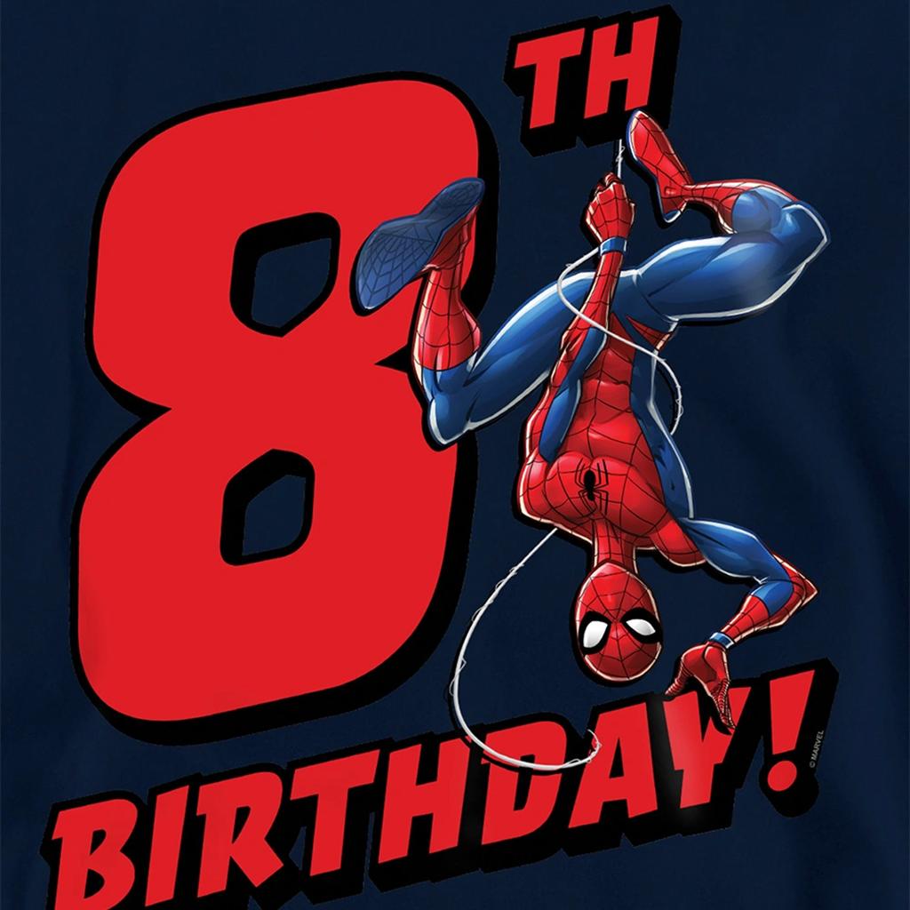 Spider-Man Childrens/Kids 8th Birthday Hoodie