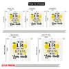 2pcs 2D Flat Printing Window Curtains Life Lemons Make Lemonade 100% Polyester Fabric Without Electricity Holiday Decorations