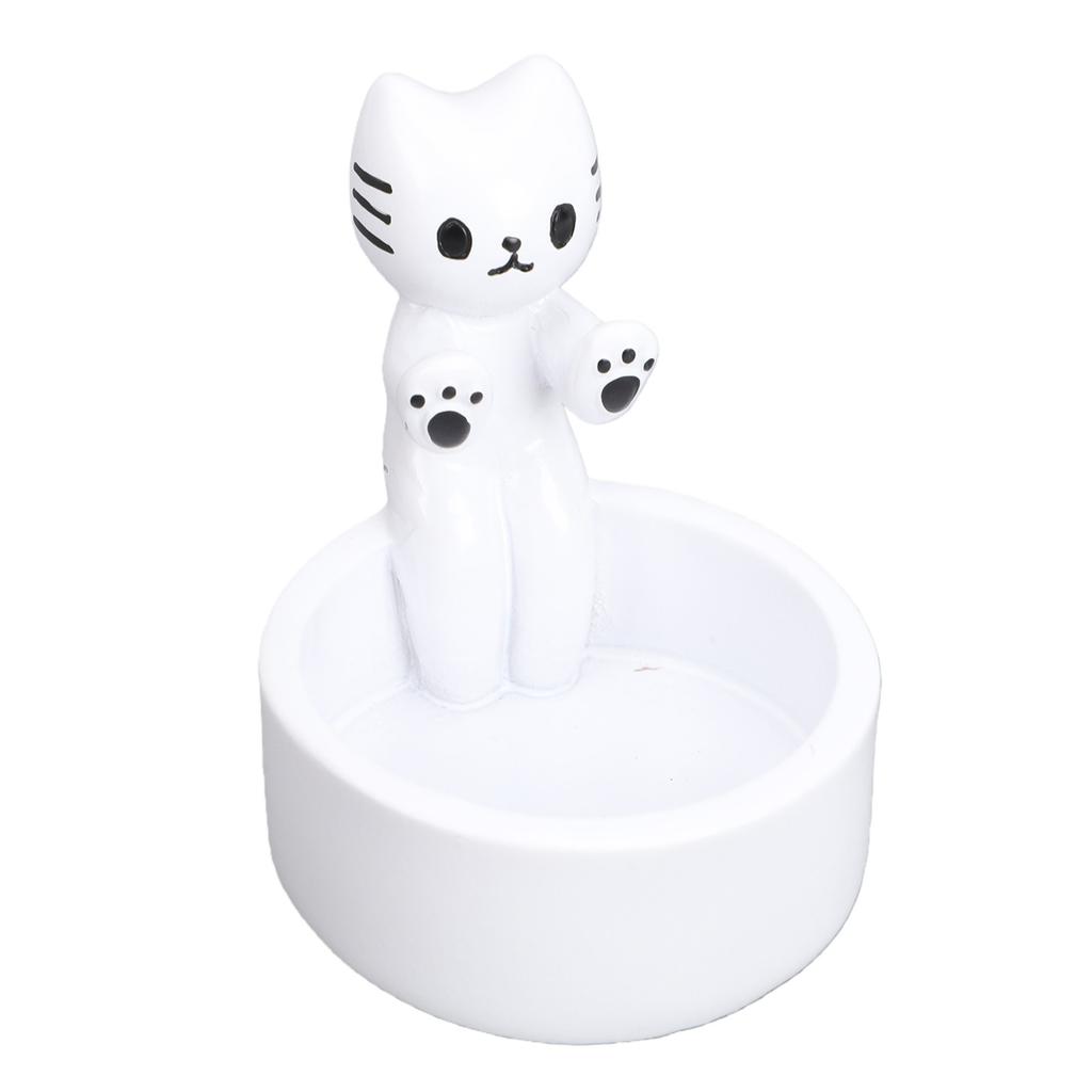 Warming Paws Tea Light Candle Sticks Holder Cute Decorative Item Artistic Candle Stand White Cat