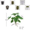 Green Plant Artificial Leaf Wall Decor With Durable Materials For Indoor Garden And Home Office Decor