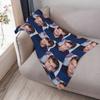 Luis Miguel (5) Throw Blanket Anti Shedding Soft Fuzzy Blanket for Home