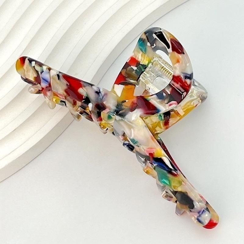 Vielseitige Acetat-Pferdeschwanz-Klammer im koreanischen Stil für Frauen