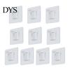 Closet Bracket 10Pcs Shelf Self-Adhesive Punch-free Floating Cabinet Wall Support Household Supplies