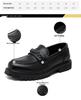 Herren Retro Leder Slipper: Brogue Slipper im britischen Stil mit dicker Sohle für Friseure