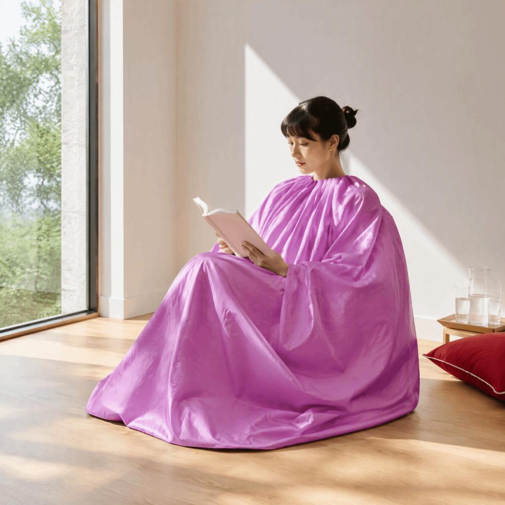 Full Body Sauna Suit Whole Body Stand Frame Fumigation Garment Bracket Frame Portable Home Design Detox Sauna Wrap Home Use