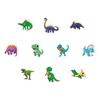 500Pcs Animal Stickers Roll Cute Watercolor Dinosaur Designs Easy To Peel Self-adhesive Decorative Decals for Children