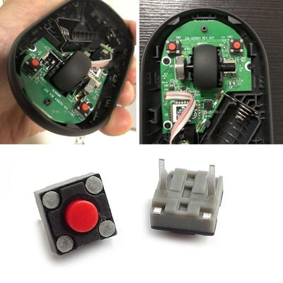 10 PZ Per Microinterruttori Mouse Kailh Silent Click Per Mouse da Gioco 6x6x4.3mm Per Funzionamento Silenzioso