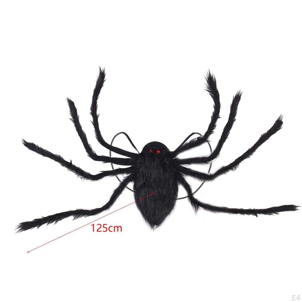 8 Legs Horror Plush Spider Decoration, Man Clothes, Clothes Accessories Props for
