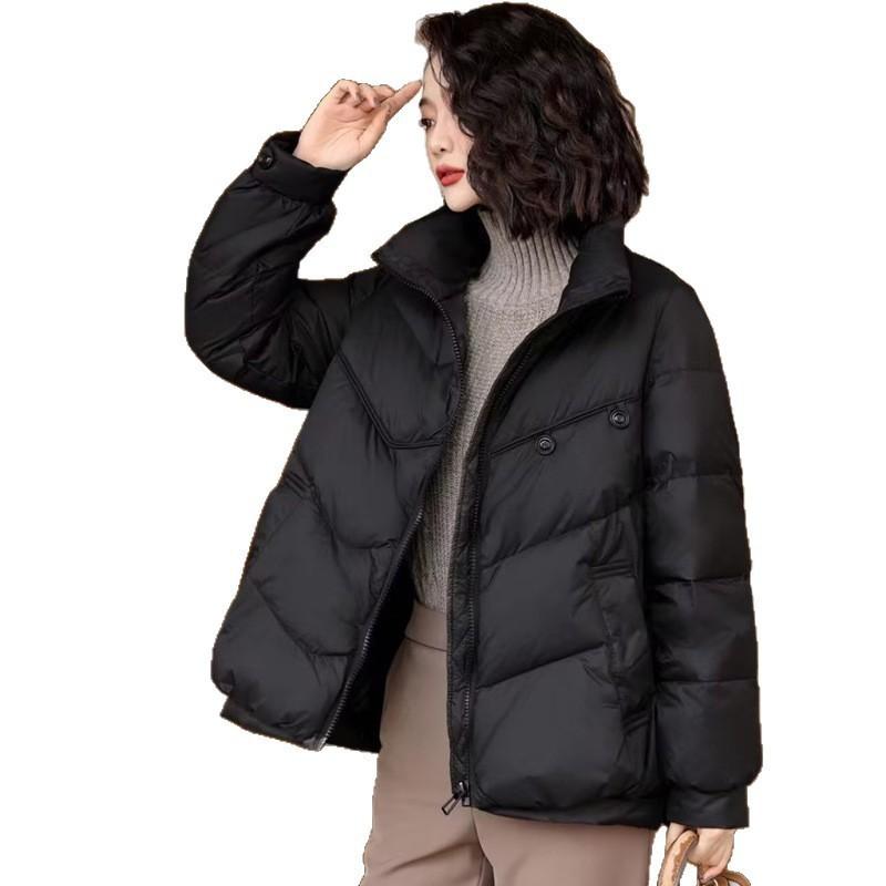 White duck down jacket women's high-end new autumn and winter Korean version short large size women's small fragrant style
