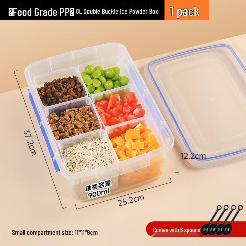 Yicang 6-Compartment Ingredient & Seasoning Box