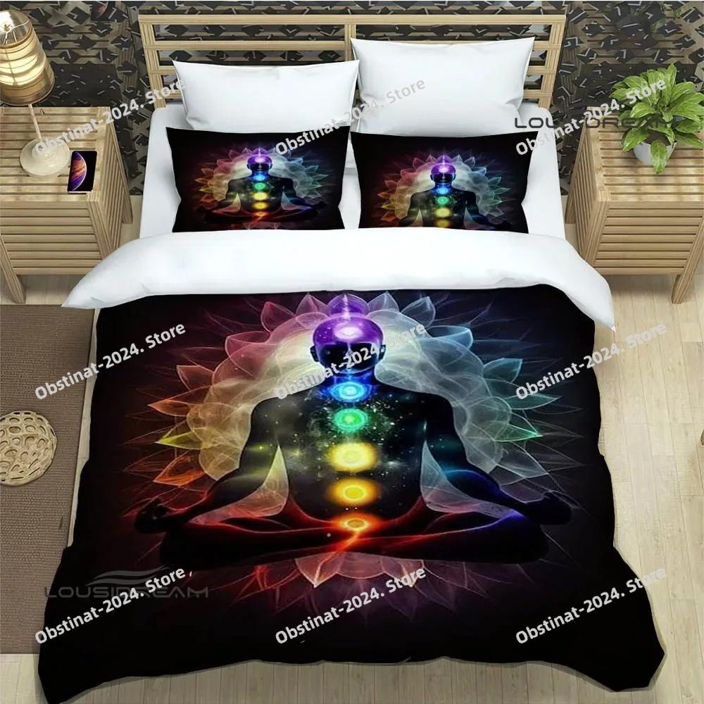 3D Chakra printed Bedding Sets exquisite supplies set duvet cover bed comforter set bedding set luxury birthday gift