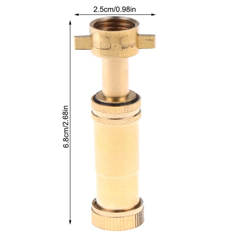 Spray Nozzle G1/4 Telescopic Copper Round Hole Single Nozzle High Pressure Thickened Atomizing Cooling Nozzle Spray Accessories