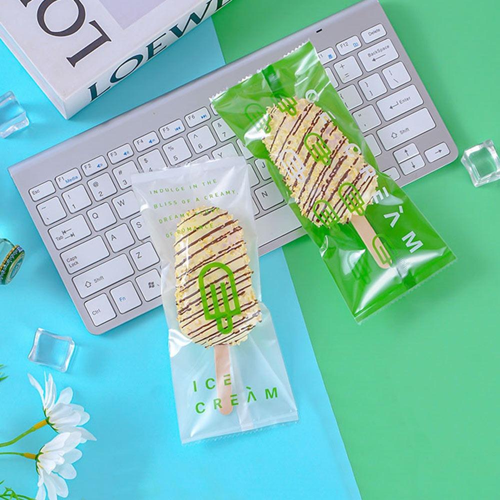 

Пакеты для самодельного мороженого, прозрачные пакеты для мороженого, мультяшный пакет для хранения, эскимо Type E