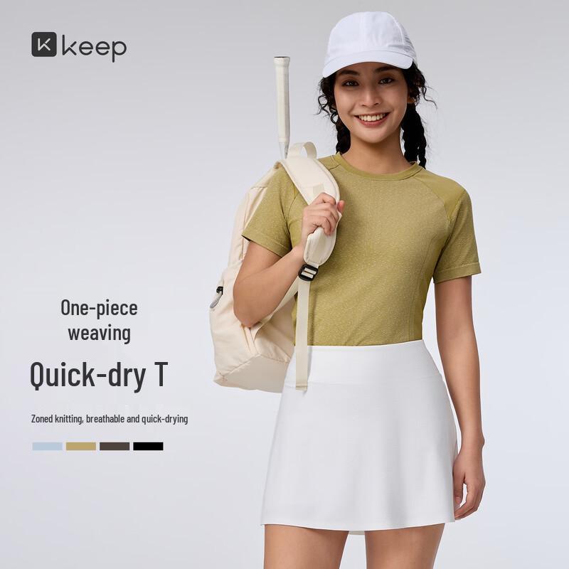 Keep Women's Seamless Quick-Dry Textured Sport T-Shirt