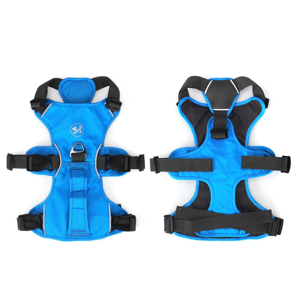 Classic Oxford Cloth Pet Dog Harness Waterproof Adjustable Vest Style Reflective Dog Harness for Medium Large Dogs and Cats Pet Supplies