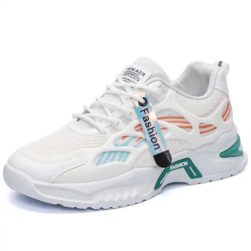 Fabric Height Increasing Green Shoes For Woman Golf Sneakers Shoes For Women Snekers For Women Sport Vip Luxery Shose