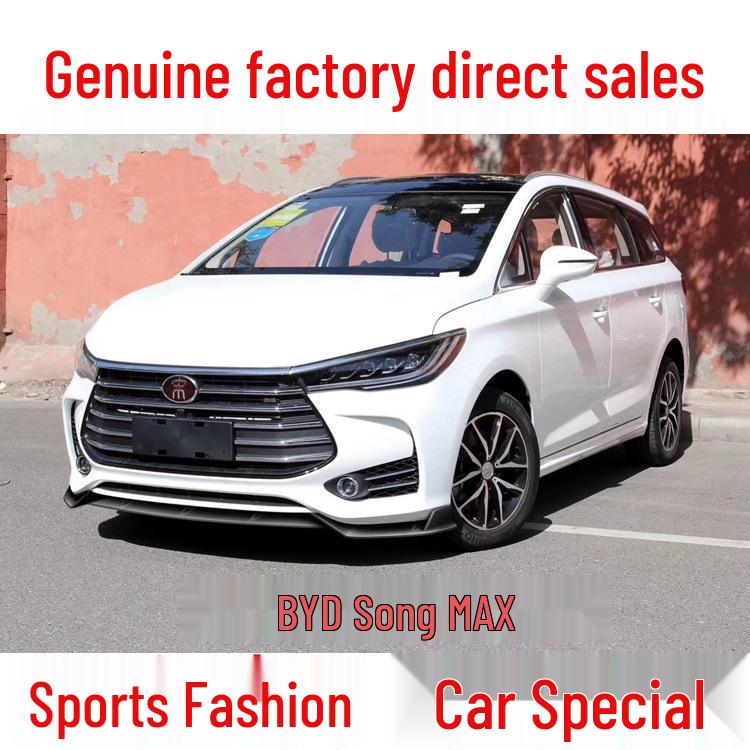 BYD Song Max Front Lip Splitter Kit - Anti-Collision & Scratch-Resistant Bumper Trim