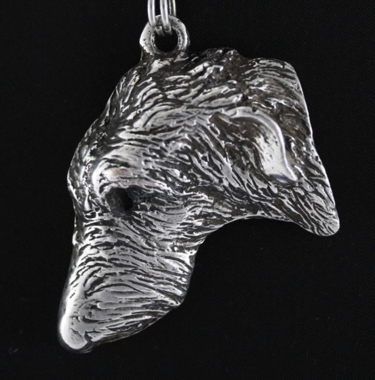 Deerhound, Scottish Deerhound - Necklace with dog, silver-plated pendant for dog fan, unique jewelry by Art-Dog brand