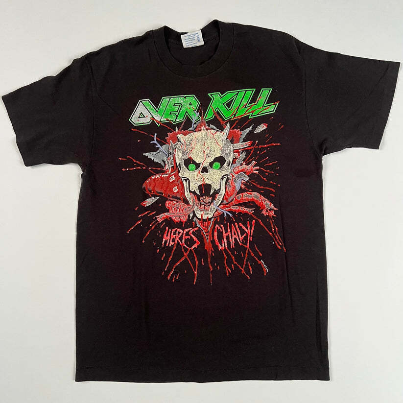 1988 Overkill Shirt Large We Came To Shred T Shirt Heavy cotton Unisex T-Shirt S