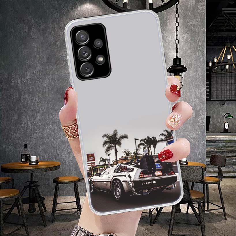 Back To The Future Time Machine Soft Phone Case For Samsung Galaxy S22 S23 S24 S25 Edge S26 Ultra S20 FE S21 Plus + Fundas Coque
