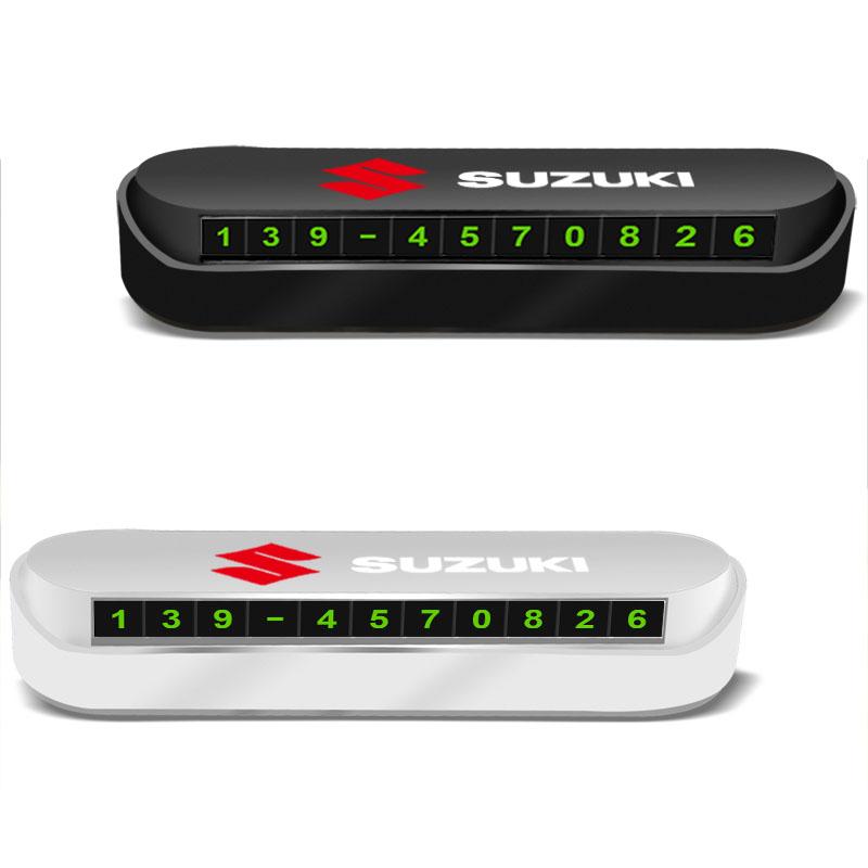 1 ks Nová karta pro dočasné parkování do auta, odznak, styling auta pro Suzuki Swift SX4 Samurai Sport Jimny Grand Vitara Alto GW250 Splash Swace