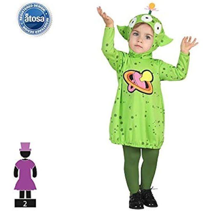 Déguisement Extraterrestre - ATOSA - 0 À 6 Mois - Costume Mixte - Confortable - Original