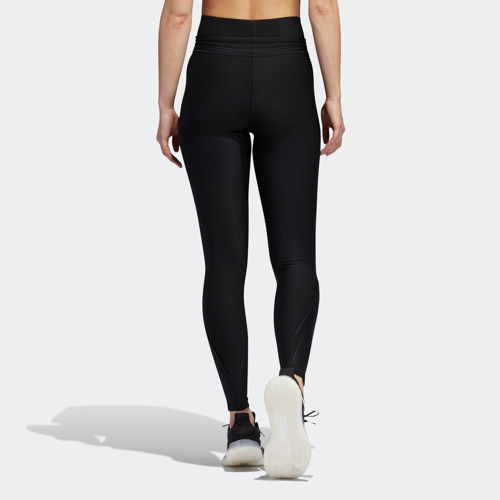 Adidas High Waist Sports Training Leggings Women Bottoms Black FT7022