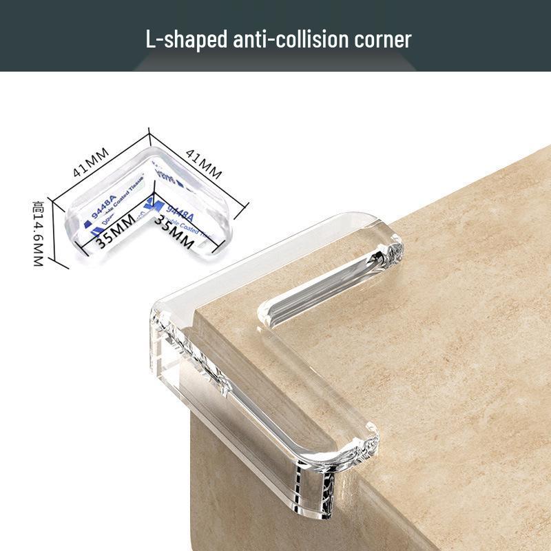 Silicone Safety Corner Protector Anti-Collision Strip for Windows and Tables